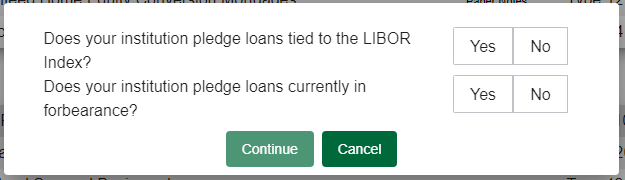 BBC verification of forbearance or LIBOR